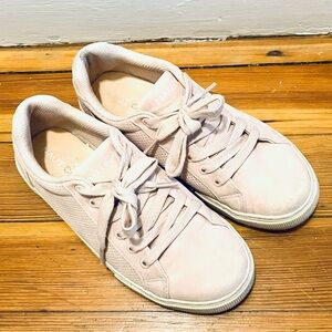 Pink sneakers